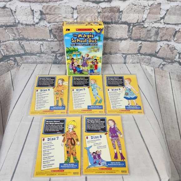 The Magic School Bus Complete Series 8 DVDs Set Scholastic - Picture 12 of 12